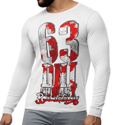 BLUZKA TERMOAKTYWNA 63 DNI CHWAŁY PAMIĘTAMY